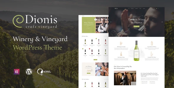 Dionis – Winery & Vineyard WordPress Theme