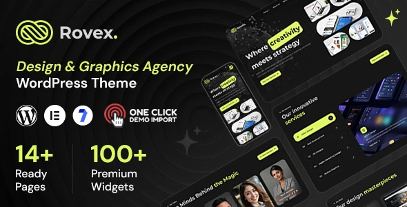 Rovex – Design Agency WordPress Theme